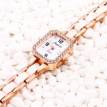 2015 para mujer de la alta calidad / mujeres reloj pulsera de Metal del cuarzo del diamante vestido reloj pulsera relojes estudiante temperamento
