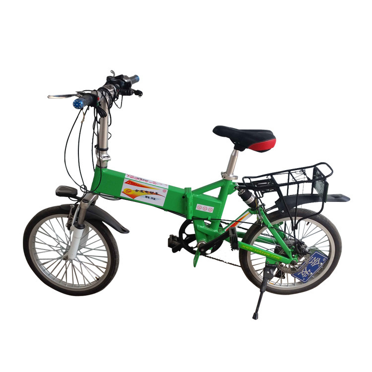 Perennial supply of quality durable 36V lithium battery electric bicycle 16 inch folding bike safety light