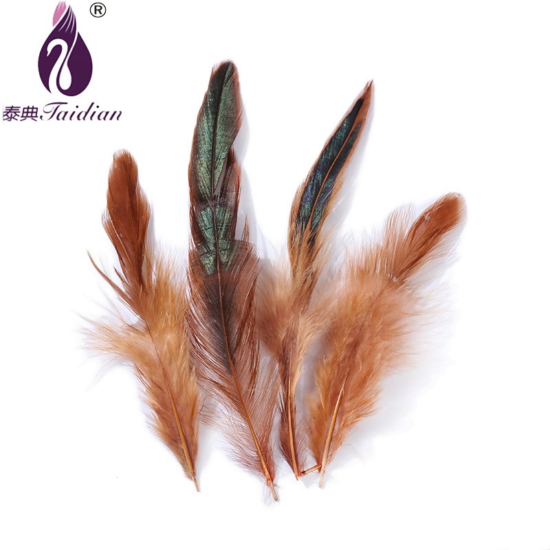Dyed Rooster feather 5#