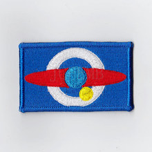 100%Embroidery Gundam Anti Earth United Government Military Tactical Morale Embroidery Patch Badges B2468