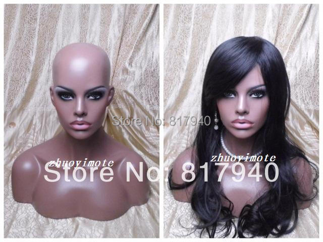 High quality Fiberglass Realistic mannequin dummy head,mannequins display,wigs & hat & glass &  jewelry mannequin head display