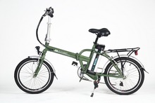 20 inch folding electric bicycle with 250w brushless hub motor