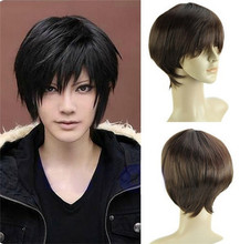 New Arrival Kanekalon Synthetic Men’s Wigs Short Hair Wigs for Men and Boy Cosplay straight wig Tomb notes For Zhang Qi Ling