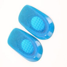 feet Cushion Silicone Gel Foot Heel Elastic Care Half Insole Shoe Pad with cloth