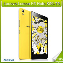 Original Lenovo Lemon K3 Note K50-T5 MT6752 Octa Core 1.7GHz 16GB ROM 2GB RAM 5.5 inch IPS Screen Android OS 5.0 4G Cell Phone