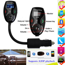 Bluetooth fm-передатчик автомобиль комплект громкой связи модулятор жк-дисплей шлейф mp3-плеер