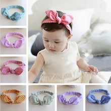 Rabbit Ear Headwear Baby Hair Accessories Kids Hair Band Bow Headwrap Lovely Bowknot Children Headband Girls Headband
