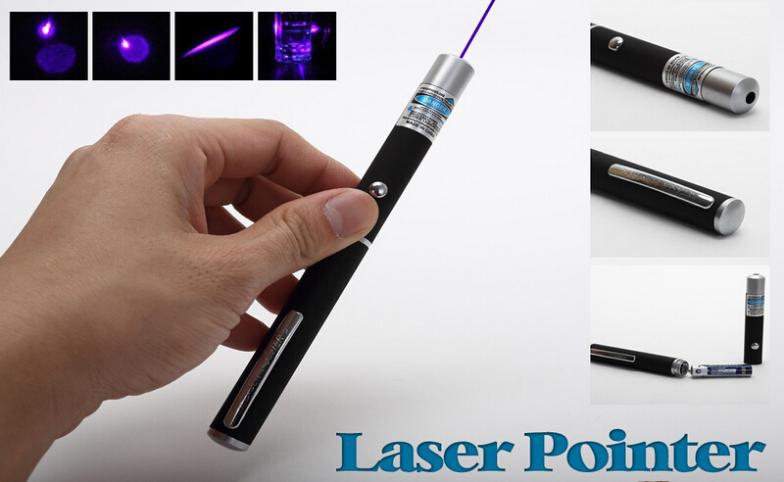 1PCS Powerful Green Red Blue Laser Pointer Pen Beam Light 5mW High Power