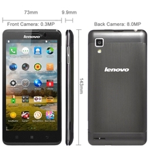 Original Lenovo P780 MTK6589 Quad Core mobile phone 4000mAh 5 0 Gorilla glass 8Mp 1GB RAM