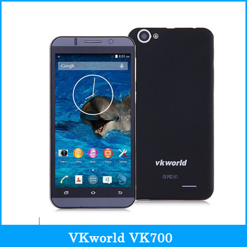 Original VKworld VK700 5.5'' Android 4.4 Smartphone MTK6582 Quad Core 1.3GHz RAM 1G+ROM 8G Dual SIM WCDMA & GSM Network