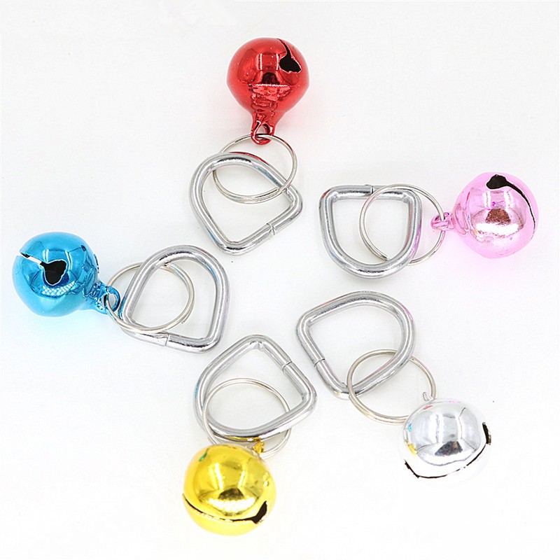 Pet Cat Dog Collar Necklace Pendant bell puppy paw print labels 4 colors of the new collar drop shipping accessories