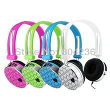 Love Heart Pattern Over the Head Boys Girls Kids Children Teens DJ Styles Headphones Headsets for innoTab LeapPad PC DVD Laptop