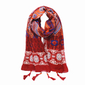 180cm 85cm Big Size Women 2016 Autumn New Fashion Cotton Orange Color Bohemian National Wind Geometric