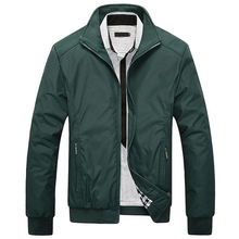 2015 New Arrival Spring Men s Solid Fashion Jacket Male Casual Slim Fit Mandarin Collar Jacket