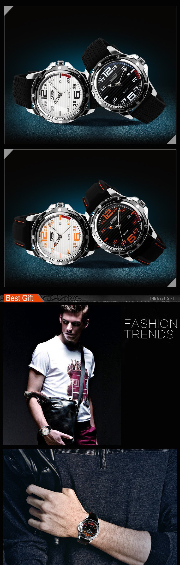 2014 Hot Brand SKMEI Fashion Digital Leather Quartz Men Casual Watch For Men Dress Wristwatch 30M Waterproof relogio masculino