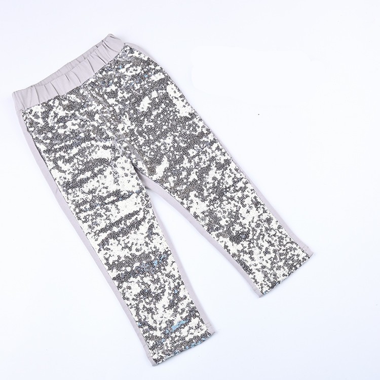 gold sparkle pants