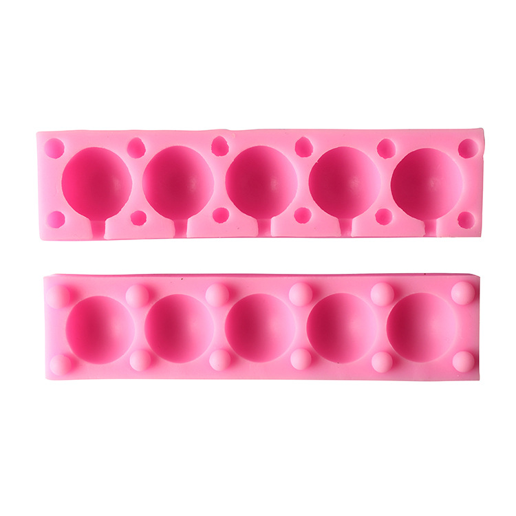 Lollipop Fondant Mold,Resin Clay Chocolate Candy Silicone Cake Mould,Fondant Cake Decorating Tools D414