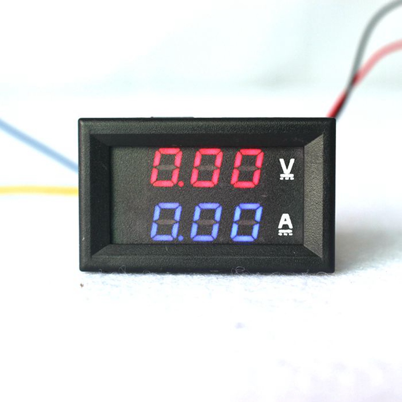 DC 0 100V 50A Digital ampere voltage gauge 2 in 1 Digital Voltage Amp Volt Meter