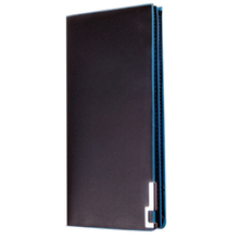 Best Deal New Fashion Men Business Style Wallets Long Thin Wallet Male Money Purses Flip Up