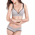 2016 Cotton Maternity bra panties set nurse bra for pregnant women Breastfeeding Nursing Bra underwear maternity