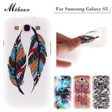 Мода Окрашенные Pattern ТПУ Силиконовые Мягкий спс Samsung Galaxy S3 чехол Для Samsung Galaxy S3 I9300 Сотовый Телефон Задняя Крышка случае