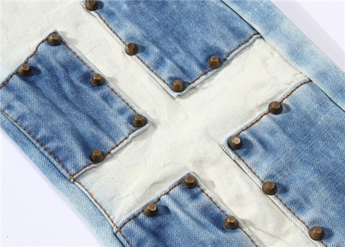 Mens Denim Biker Jeans08