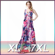 plus size 2016 new European style sexy V-neck halter beach dress big yards plus fertilizer ice silk maxi dress