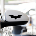 Individual car rearview mirror with cool logo stickers Batman black Lahua
