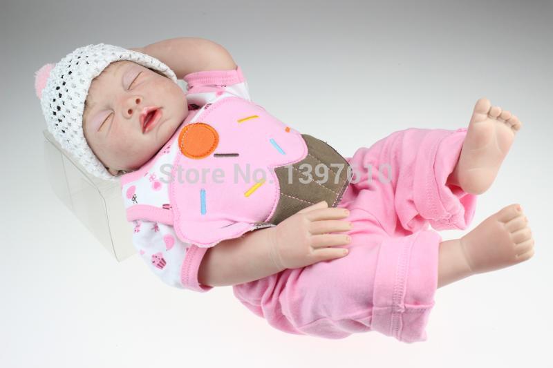 20 Inch Realistic Reborn Baby Doll  Fashion Doll Collectible Love Baby Doll Lifelike Baby Toys Full Vinyl  Baby Girl Doll