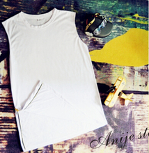 Mens summer hip hop tank top for men gym vest extend long new fashion mens sleeveless