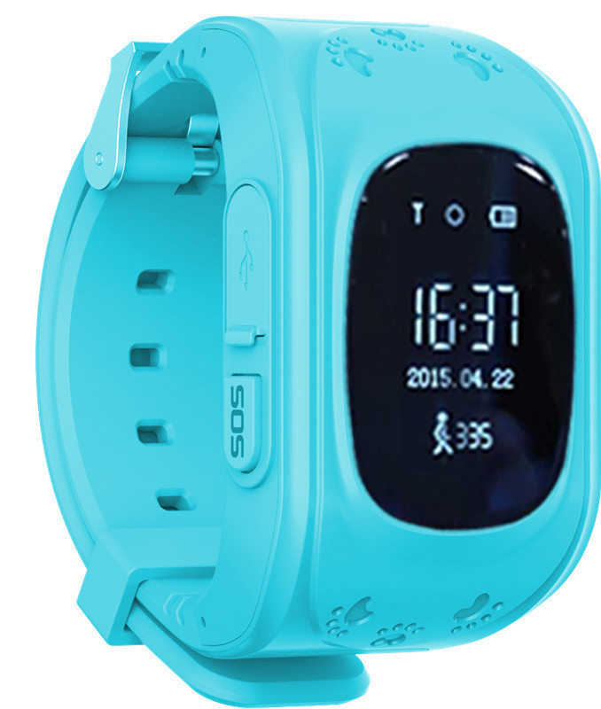 Kids GPS watch-blue color