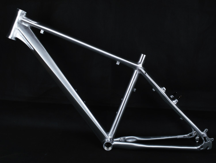 anodized aluminum bike frame