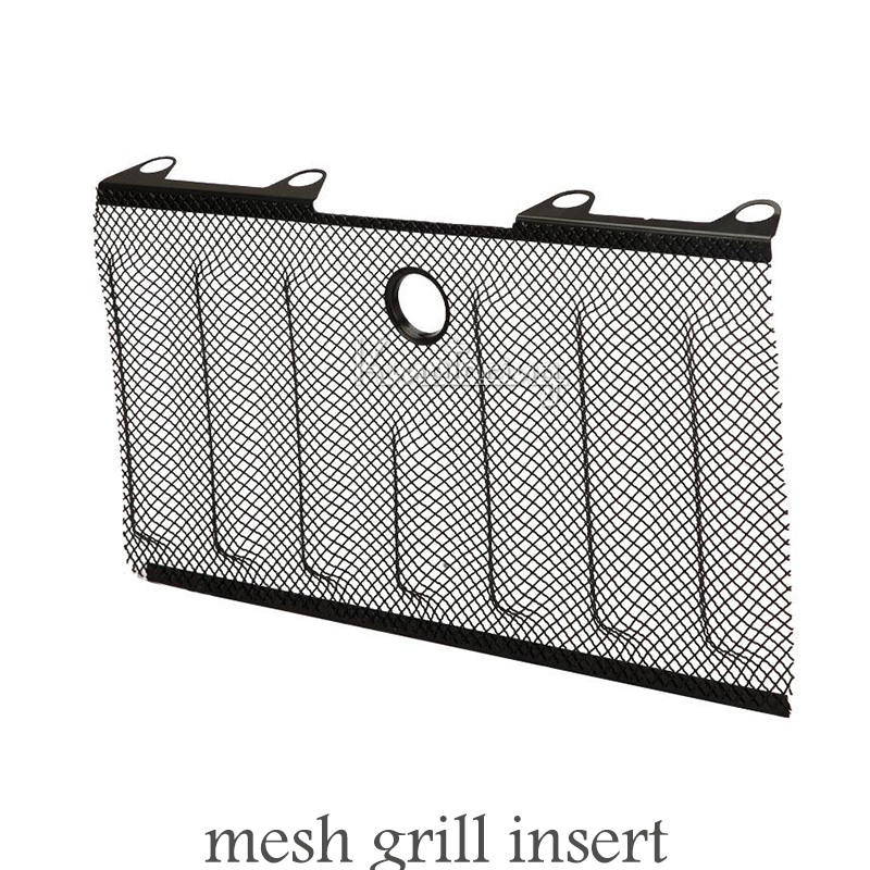 Auto 3D Mesh Grille For Jeep Wrangler JK 2007~2013 Front Protective Grill Insert With Lock Hole