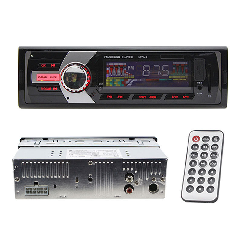 In-Dash 1 Din Car Radio Player Stereo FM MP3 Audio 5V Charger USB/SD/AUX/APE/FLAC Car Electronics Subwoofer