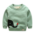 Kids Elephant Hoodies Sweatershirts 2017 Winter Korean New Baby Boys Fleece O neck Pullover Coats Child