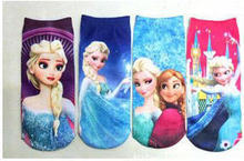 Freeshipping 2015 new children clothing Cartoon frozen socks socks children socks