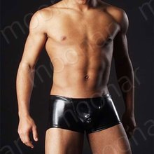 Sexy Men’s Faux Leather  Briefs Shorts Trunks Pant Nightwear Underwear Swim NS010