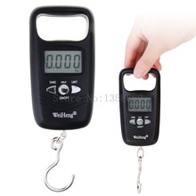 Peso oferta especial equilibrio 2015 nueva doble precisión 10 kg / 5 g 50 kg / 10 g balanza Digital colgante electrónica Portable del equipaje