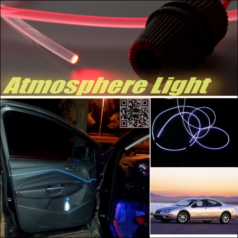 Car Atmosphere Light Fiber Optic Band For Chrysler 300M 1998~2004 Furiosa Interior Refit No Dizzling Cab Inside DIY Air light