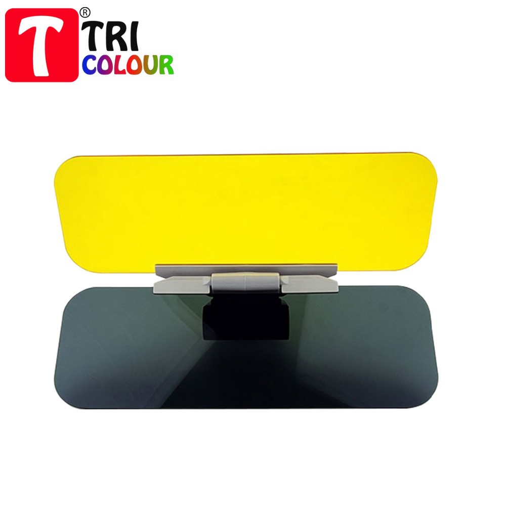 TRICOLOUR HD Vison Car Sun Protection Visor Anti-dazzle Clear View Goggles Day Night Driving Mirror Sun Visors #H06130 TRICOLOUR HD Vison Car Sun Protection Visor Anti-dazzle Clear View Goggles Day Night Driving Mirror Sun Visors #H06130