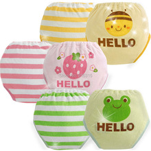 Hot New 2 pieces 6 layers Baby Boy Girl Diapers Training Pants Pants Infant Underwears Nappies