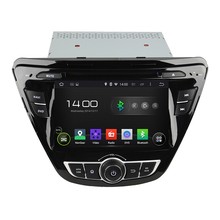 Cortex A9 Quad Core 1.6G CPU 16GB Flash HD 1024*600 Android 5.1.1 Car DVD Player Radio GPS Navi Stereo for HYUNDAI Elantra 2014