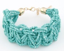 Designer Bohemian Candy Color Multilayer Beads Bracelet Bangles Summer Jewelry for Women 2015 Gift Pulseras Mujer Wrist Band