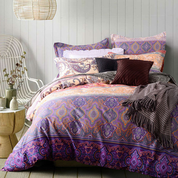 fashion Heart print bedding-set 4pcs bedcover (1pc duvet case+1pc bedsheet+2pcs Pillow sham) 100% Cotton Fabric ,queen size