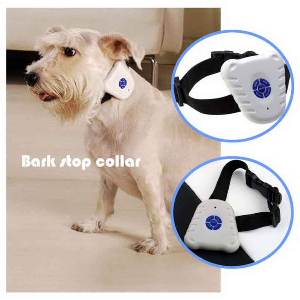 Ultrasonic Dog Anti Bark No Stop Barking Control Collar Train Training