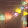3 3M 20Balls Cotton ball string light Festival Fairy light Led strip strings for Bedroom Party