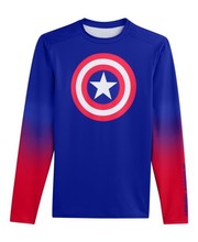 Fitness brand men t shirts compression t shirt gym Superman Batman spider long sleeve men t