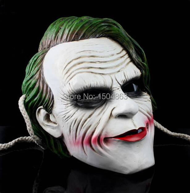 Movie Batman Resin Dark Knights Cosplay Mask Mesh Batman Joker Full