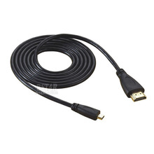 10FT 3M V1.4 Micro HDMI to HDMI Cable 1080p 1440p for HDTV PS3 XBOX 3D LCD  XC1161