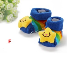 Kids Baby Unisex Newborn Animal Cartoon Socks Cotton Shoes Booties Boots 0 10M